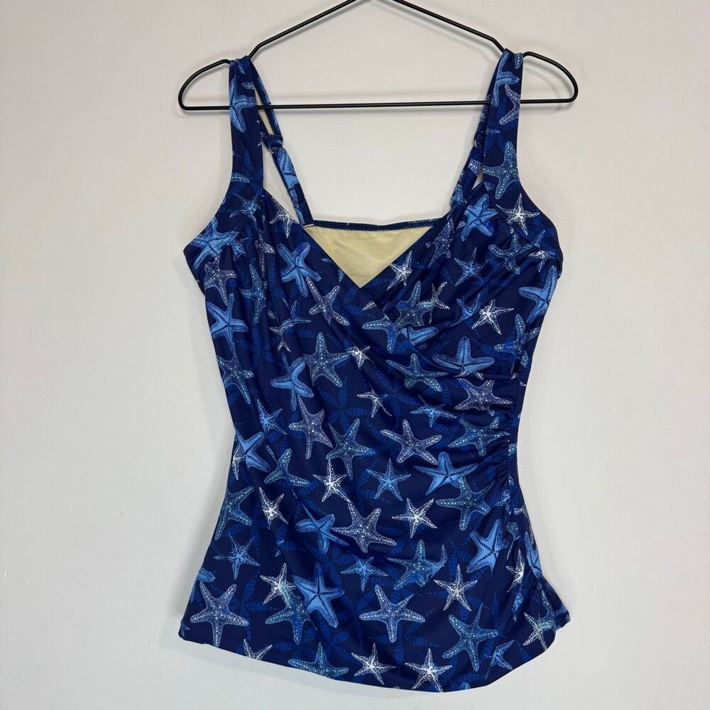 Miraclesuit x Talbots Starfish Tankini Top 12